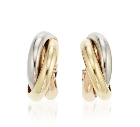 cartier baby trinity earrings|cartier trinity ring for sale.